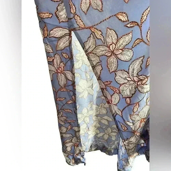 Jessica Simpson NWT Open Duster Two Large Slits Floral Pattern Size 2X - Picture 10 of 13